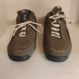 Fila Brown Sneakers with White Laces